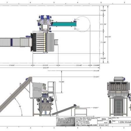Ag-Pak-1-20lb-Wicket-Poly-Packaging-Line Drawing